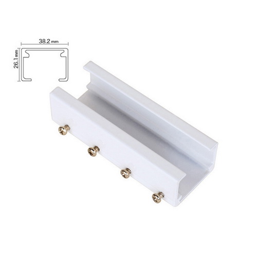 Home Office Smart Curtain Rail Track Accessaries Aluminum Alloy Glide Gear Box Connector Joint Motorized Curtain Track Connector