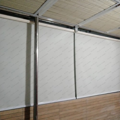 20210701-honeycomb blinds roof cream color installation case