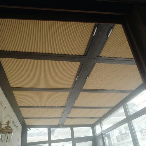 20210709-honeycomb blinds roof gray installation case