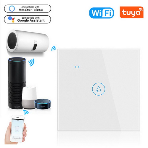 Smart Home EU UK 20A Big Power Smart Wall Switch Tuya App Alexa Google Voice Control On Off WiFi  AC Water Heater Control Switch