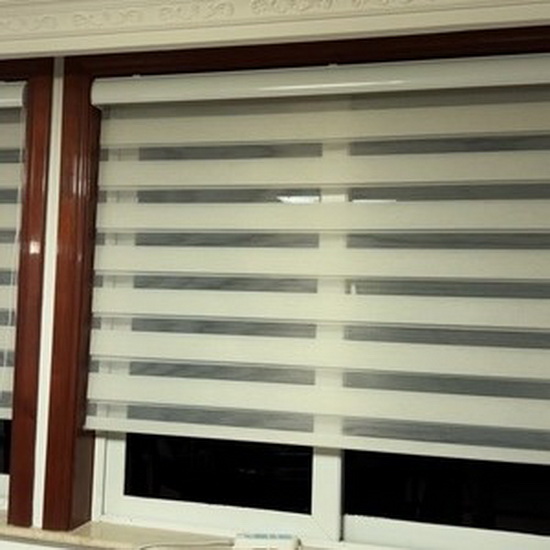 October 23, 2022 - Custom Cas Motorized Window honeycomb blinds