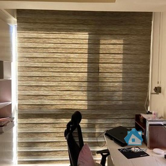 February 10, 2023 Custom size smart home Zebra Roller Blinds