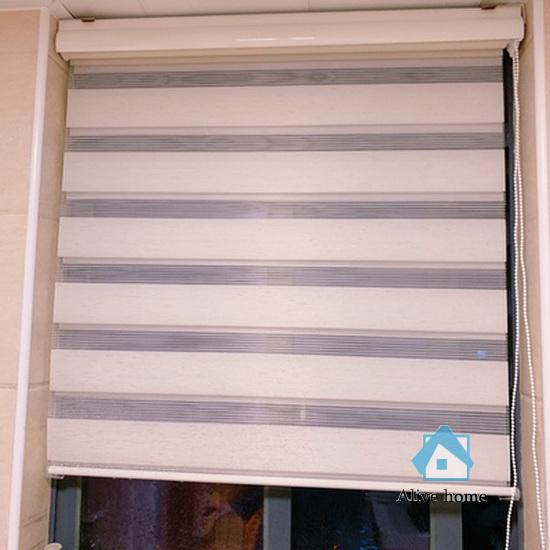 February 11, 2023 Custom size smart home Zebra Roller Blinds