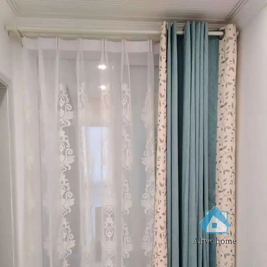 March 28, 2024 Custom size double curtain rods