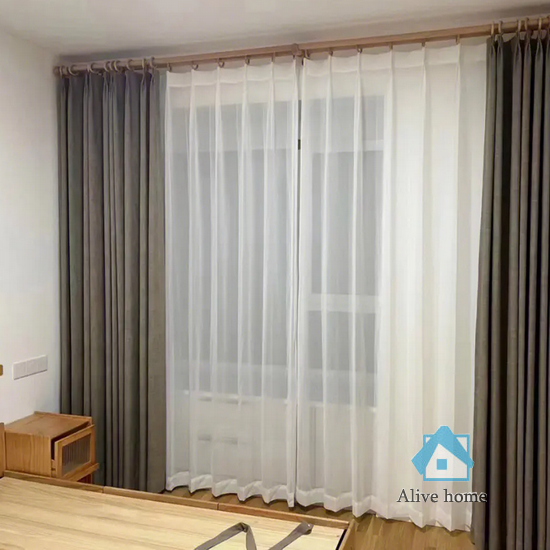 July 27st , 2024 Custom size window remote curtain tracks 