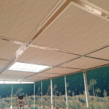 honeycomb blinds with printed <a href=https://www.asmartdecor.com/product/electric-roller-blinds.html target='_blank'>roller blinds</a> (1).jpg